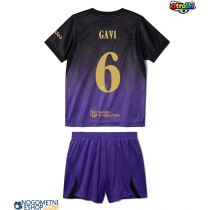 Otroški Nogometni dresi Barcelona Paez Gavi #6 Gostujoči 2026-27 Kratek Rokav (+ Kratke hlače)